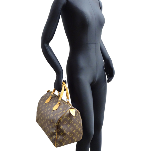 Louis Vuitton Speedy 30 Women's Boston Bag M41526 (Discontinued) Monogram Brown - Picture 10 of 10